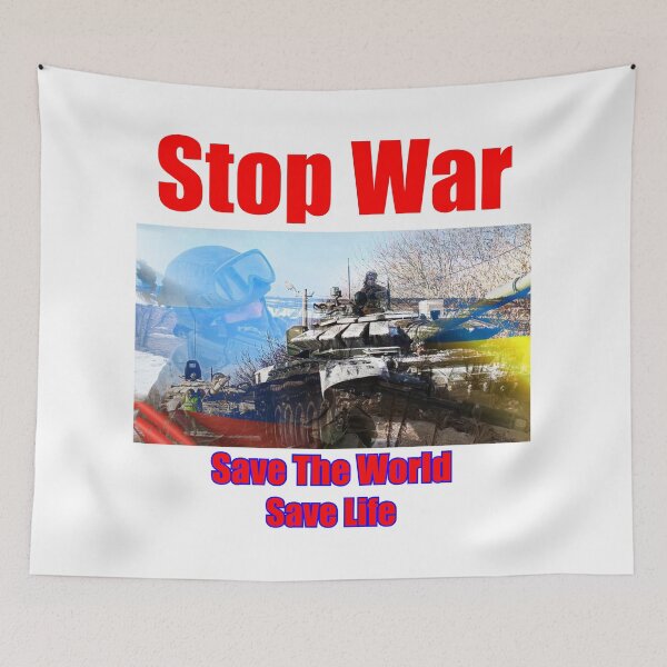 Item preview, Stop War, save the world, save life designed and sold by HdanRDesign.
