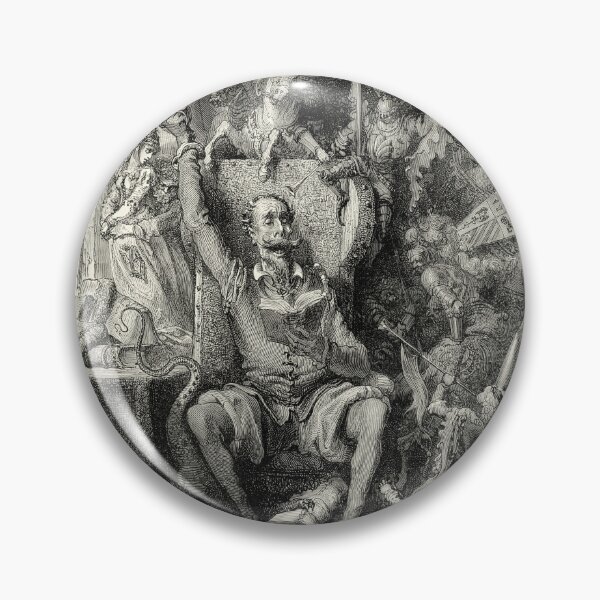 Item preview, Don Quixote in his library designed and sold by Tweeting.