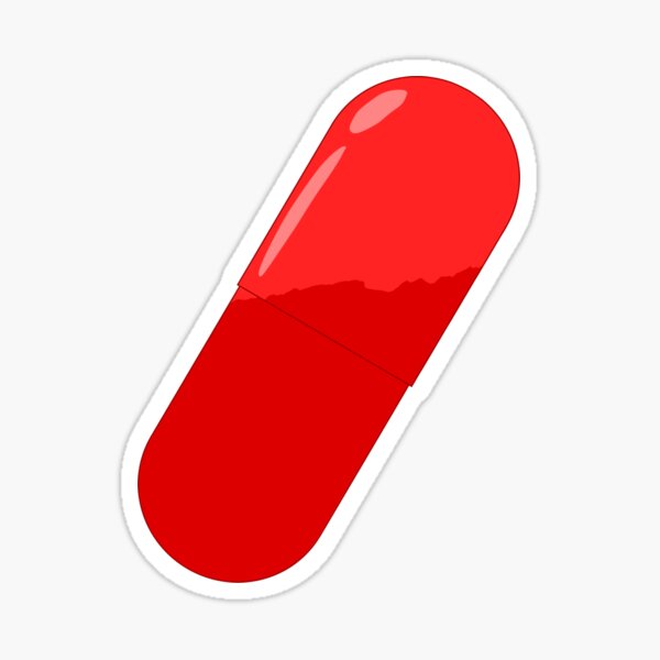 The Red Pill Sticker