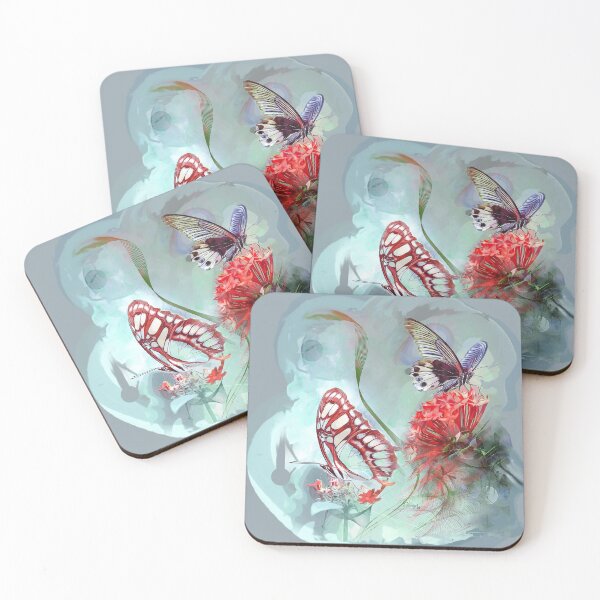 Item preview, Flowers and butterflies designed and sold by Cylevieart.