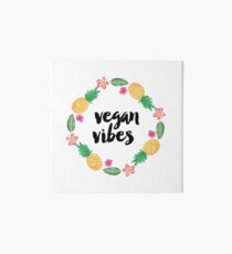 vegan vibes Art Board