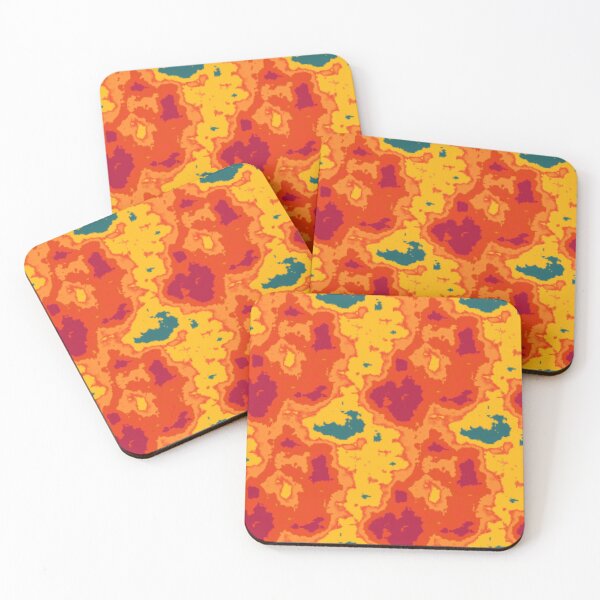 Item preview, Orange Emerald Fiery Abstract Colorful Pattern designed and sold by Artification.