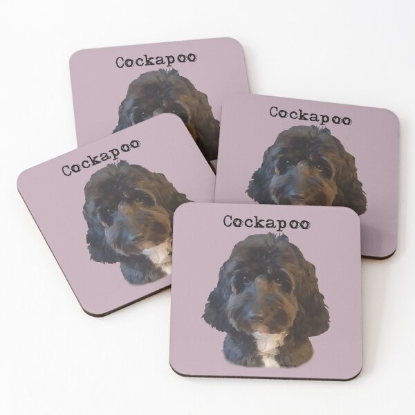 Item preview, Black Cockapoo Doodle Dog designed and sold by Happy Dog Doodles.