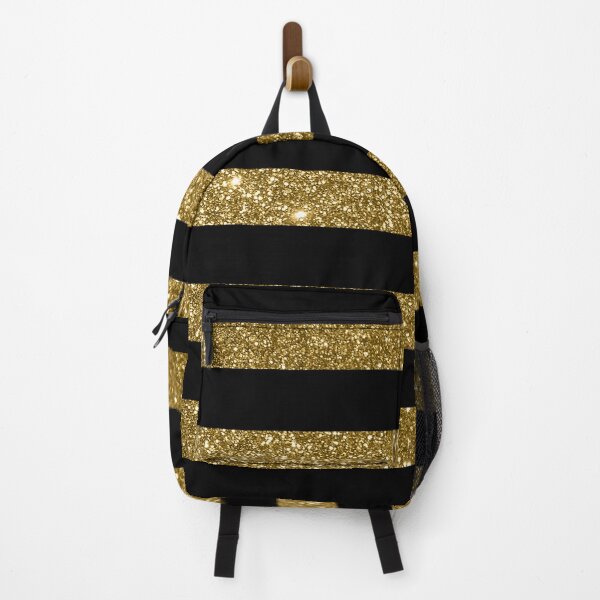 Item preview, Print ONLY - Black and Golden Vintage Large Stripes designed and sold by Gerson Ramos.