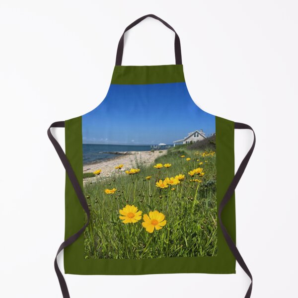 Item preview, Yellow Coreopsis Flowers on beach, Martha's Vineyard designed and sold by ExploreOutdoors.