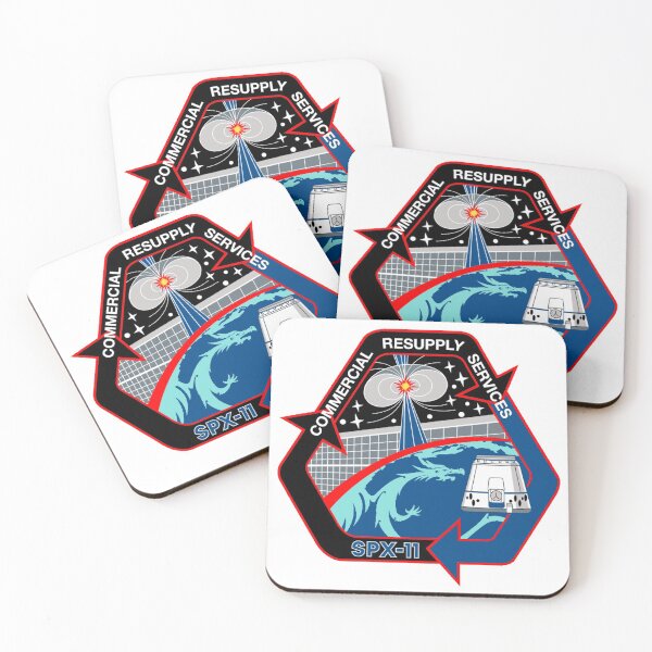 Item preview, NASA SpX-11 Mission Patch designed and sold by Nikki SpaceStuffPlus.