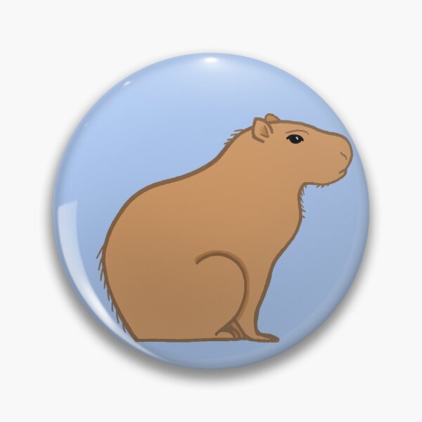 Item preview, Capybara sitting  designed and sold by SummerSnowArt.