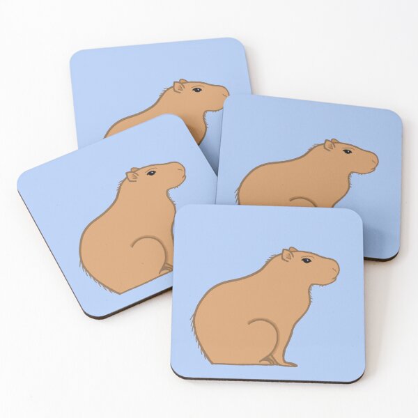Item preview, Capybara sitting  designed and sold by SummerSnowArt.