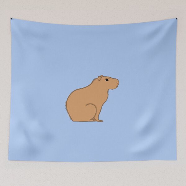 Item preview, Capybara sitting  designed and sold by SummerSnowArt.