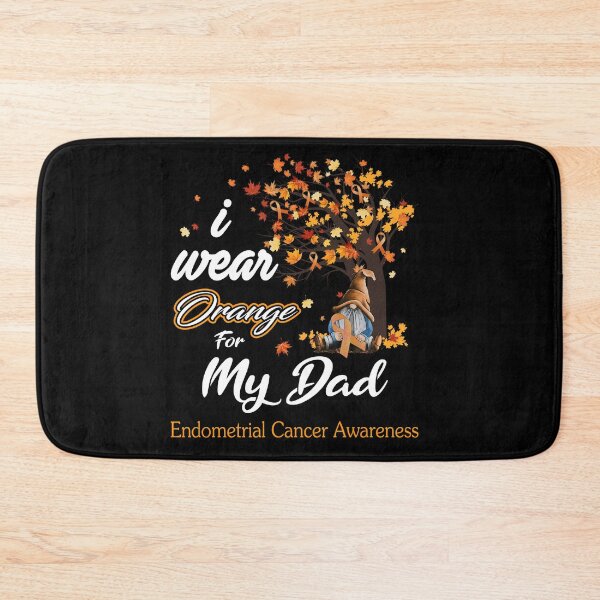 Item preview, Endometrial Cancer Awareness Ribbon Tree I Wear Orange For My Dad designed and sold by Hatjar.