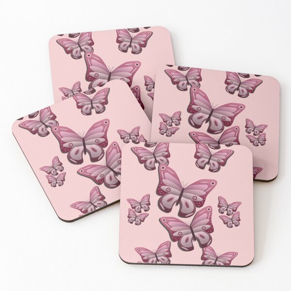 Item preview, Butterflies butterflies pink background designed and sold by Laura Greco.