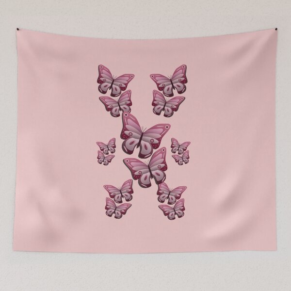 Item preview, Butterflies butterflies pink background designed and sold by Laura Greco.