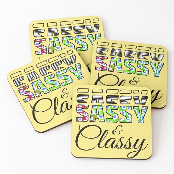 Item preview, Sassy & Classy Leopard Print Text Attitude Phrase BLACK designed and sold by CRHPOD20.