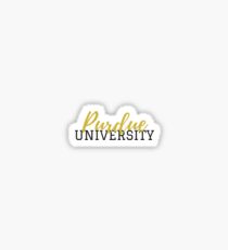 Purdue University Writing Sticker