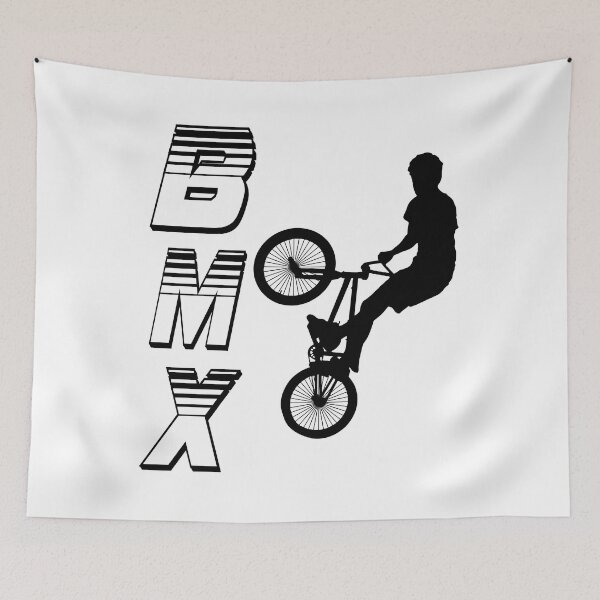 Item preview, bmx race bike cyclist rider trick freestyle design designed and sold by la-petite-folie.