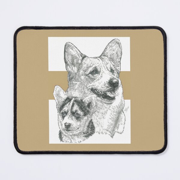 Item preview, Welsh Corgi Father & Son designed and sold by BarbBarcikKeith.