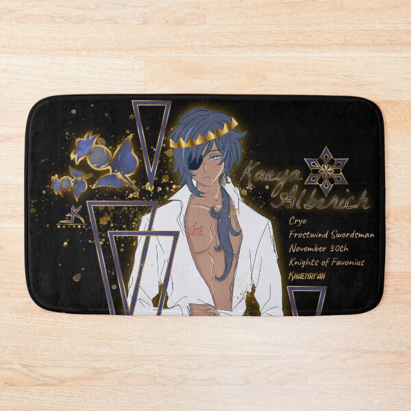 Item preview, Kaeya - Genshin Impact (black background) designed and sold by Katzui.