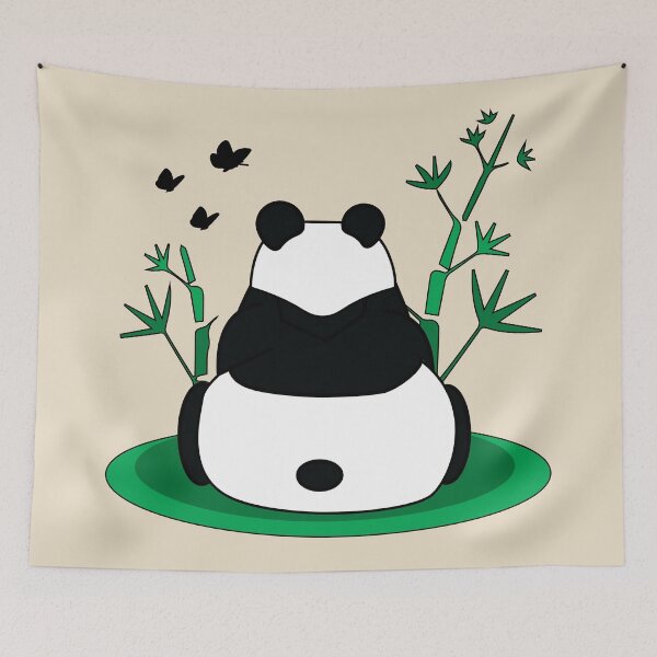 Item preview, Peaceful Panda designed and sold by Slice-of-Pizzo.