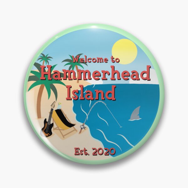 Item preview, Welcome to HHI Pin designed and sold by Hammerhead-Isle.