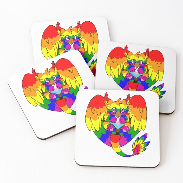 Item preview, Progressive Pride Griffin designed and sold by Beckasaurus.