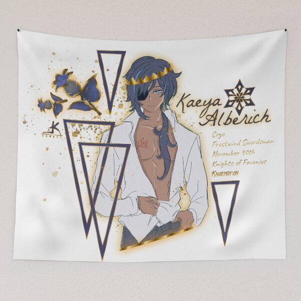 Item preview, Kaeya - Genshin Impact (white background) designed and sold by Katzui.
