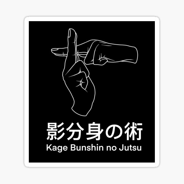 Tapis de Souris Naruto Shippuden clonage Kage Bunshin no Jutsu