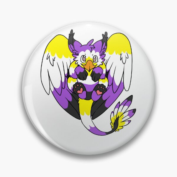 Item preview, Non-binary Pride Griffin designed and sold by Beckasaurus.