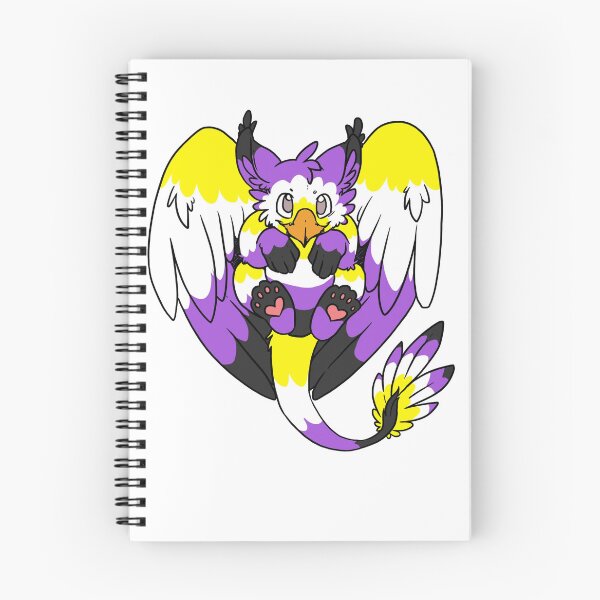 Item preview, Non-binary Pride Griffin designed and sold by Beckasaurus.