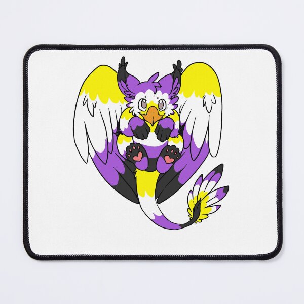 Item preview, Non-binary Pride Griffin designed and sold by Beckasaurus.