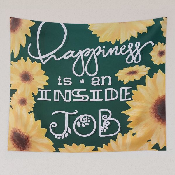 Item preview, Happiness is an inside job designed and sold by UpWiththeStars.