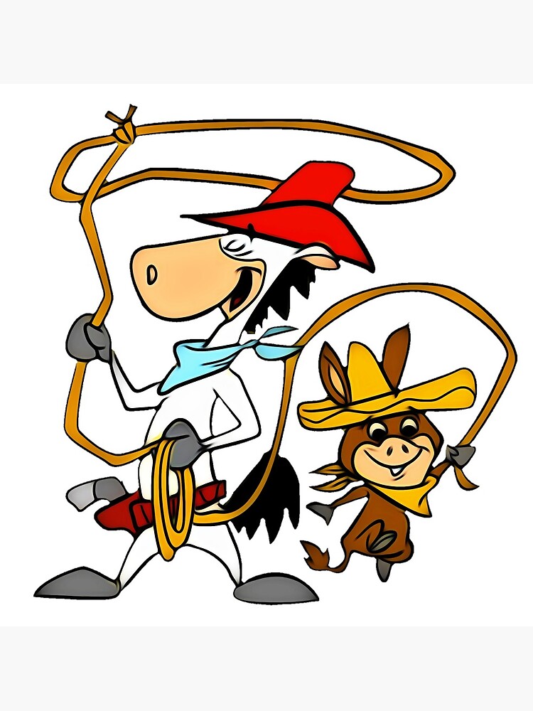 "Quick Draw McGraw and Baba Looey" Canvas Print for Sale by