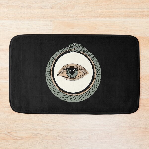 Item preview, All Seeing Eye Mason Masonic Mystic Eye Mystery Magic Ouroboros Illuminate designed and sold by CattlettArt.