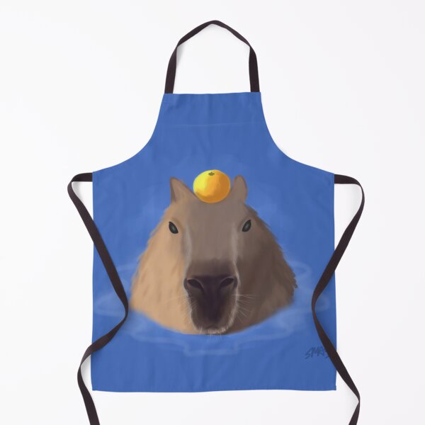 Item preview, Cabybara swimming  designed and sold by SummerSnowArt.