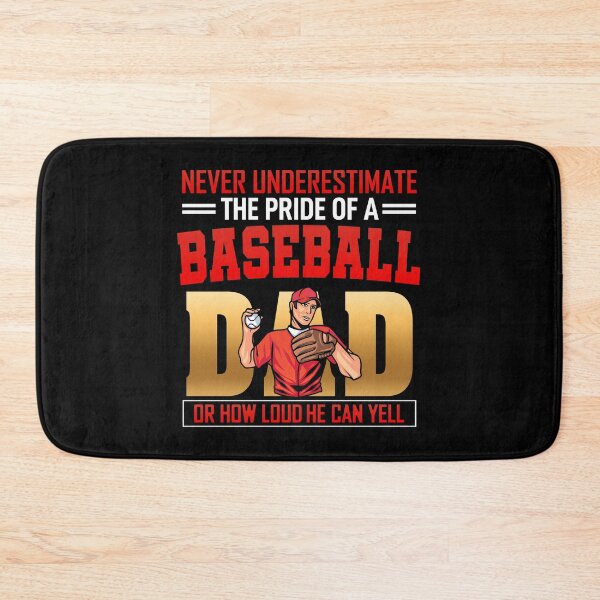 Item preview, NEVER UNDERESTIMATE THE PRIDE OF A BASEBALL DAD OR HOW LOUD HE CAN YELL designed and sold by lukas69graphic.