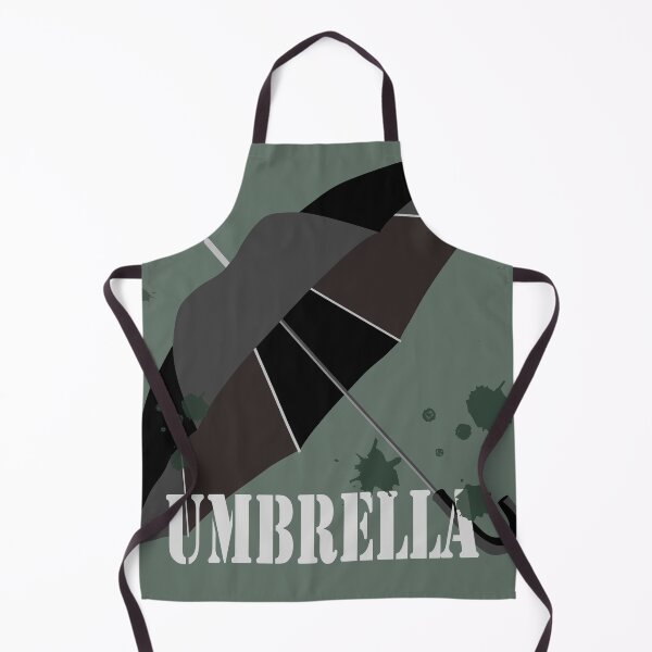 Item preview, Black umbrella on a green background designed and sold by Zhanna Lenivaya.