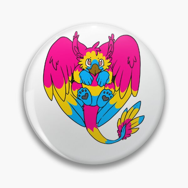 Item preview, Pansexual Pride Griffin designed and sold by Beckasaurus.