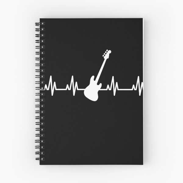 Item preview, EKG Heart Beat Bass Guitar designed and sold by PS100Art.