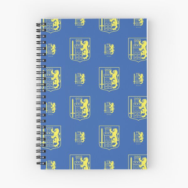 Item preview, Bohuslän Lion Sword Tower, Blue and Yellow Pattern (Sweden/ Svenska landskap) designed and sold by Landskapsbutiken .com.