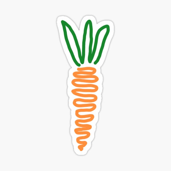 Item preview, Fat Line Carrot designed and sold by UsumStudy.