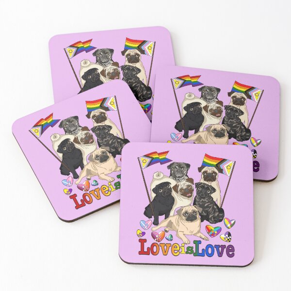 Item preview, Pugs for Pride! designed and sold by FivePugs.
