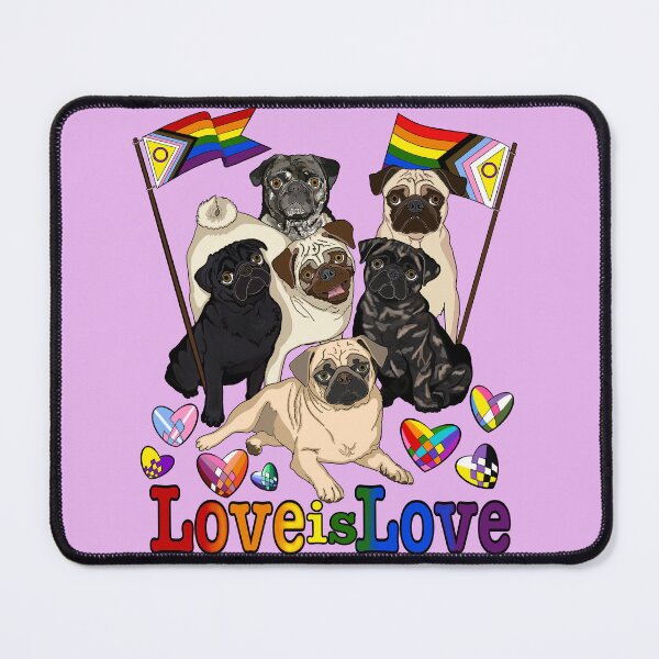 Item preview, Pugs for Pride! designed and sold by FivePugs.