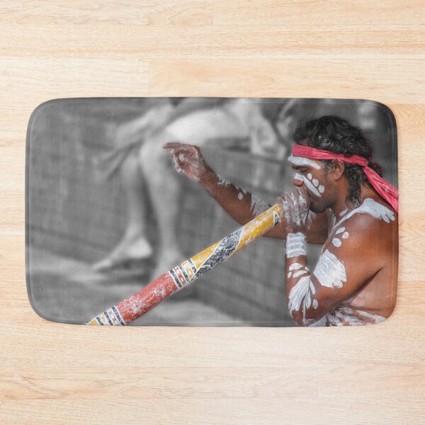 Item preview, Playing the didgeridoo  designed and sold by indiafrankk.