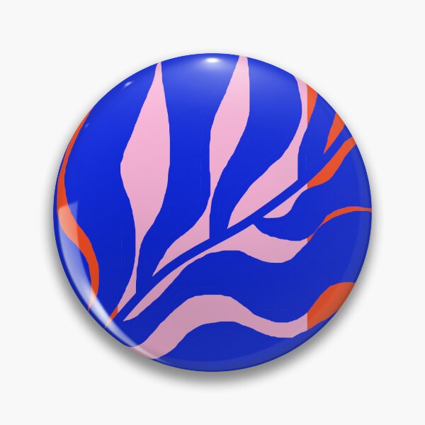 Item preview, Modern Minimalist Scandinavian Blue Leaf designed and sold by Deutschic.