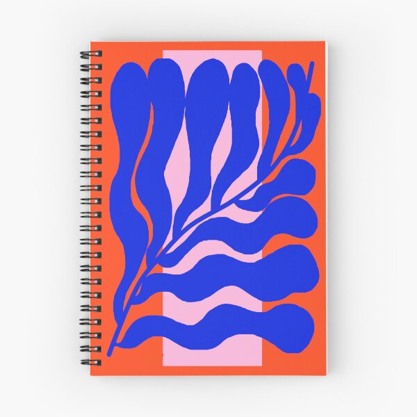 Item preview, Modern Minimalist Scandinavian Blue Leaf designed and sold by Deutschic.