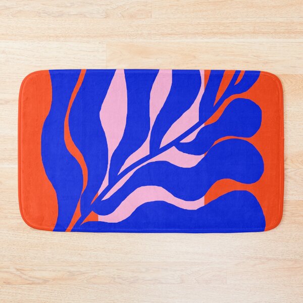 Item preview, Modern Minimalist Scandinavian Blue Leaf designed and sold by Deutschic.