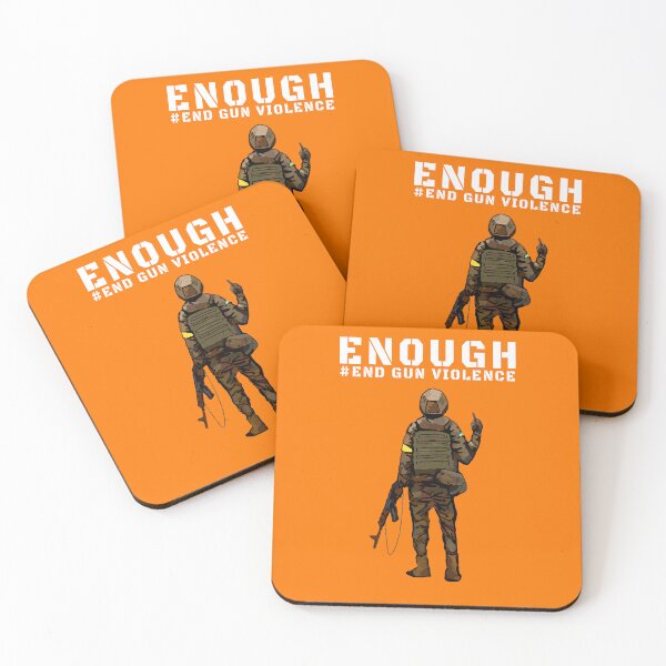 Item preview, Ukraine Support Enough No More Silence End Gun Violence  designed and sold by Aide.