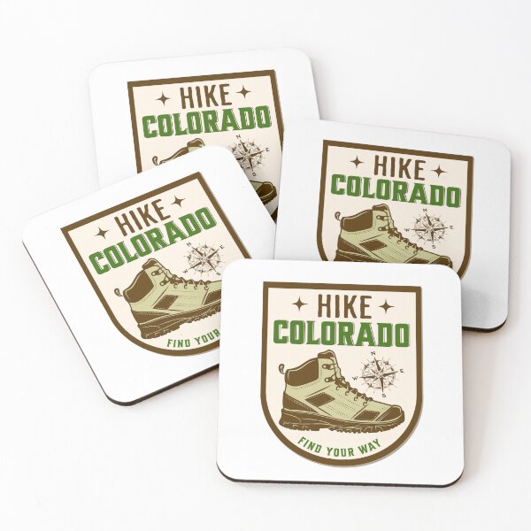Item preview, Hiking Colorado Boots Compass Travel Explore Wanderlust Colorado designed and sold by CattlettArt.