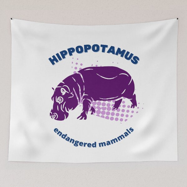 Item preview,  Hippopotamus designed and sold by yassooarts.