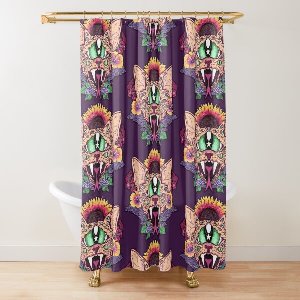 Cobra Kitty Beholder  Shower Curtain