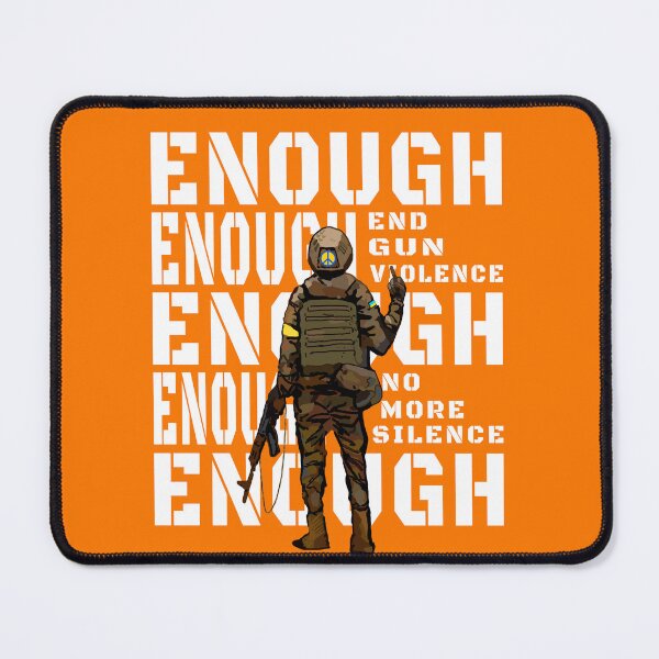 Item preview, Enough End Gun Violence In June We Wear Orange Yellow Blue designed and sold by Aide.